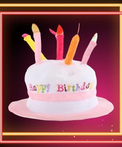 Pink LED Birthday Hat – 50% off!