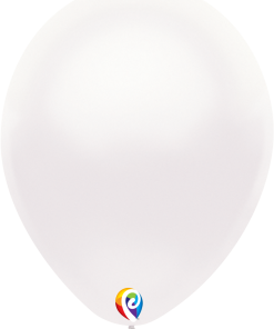 12 Inch Pearl White Latex Balloon