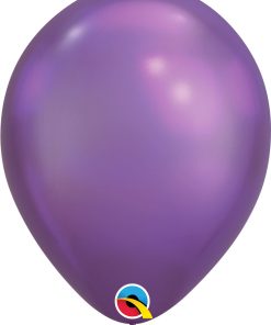 11 inch Chrome Purple Balloons