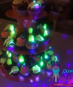 Cosmic Bowling, Glow Party, Cupcake Tower