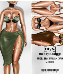 FRIDDA BEACH WEAR+CHAIN-K4H-16524