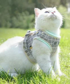 Reflective Breathable Cat Harness Leash