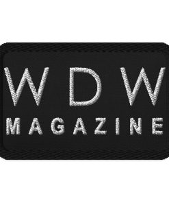 WDW Magazine logo embroidered patch
